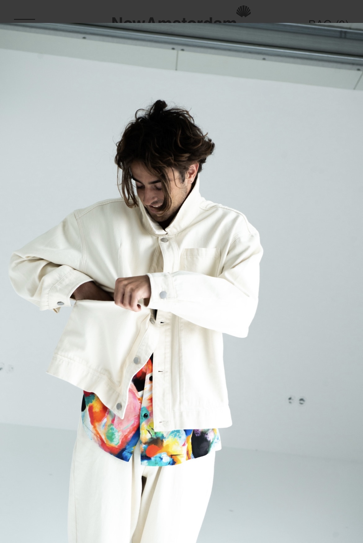 NEW AMSTERDAM SURFASSOCIATION/ニューアムステルダムサーフアソシエーション/WORK JACKET BONE(L  WHITE)｜ ビーバー｜池袋PARCO | ONLINE PARCO（オンラインパルコ）