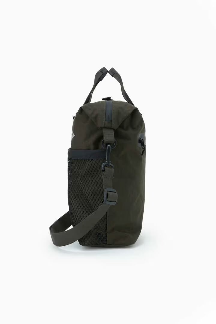 and wander/アンドワンダー/PE/CO 2way bag KHAKI FREE