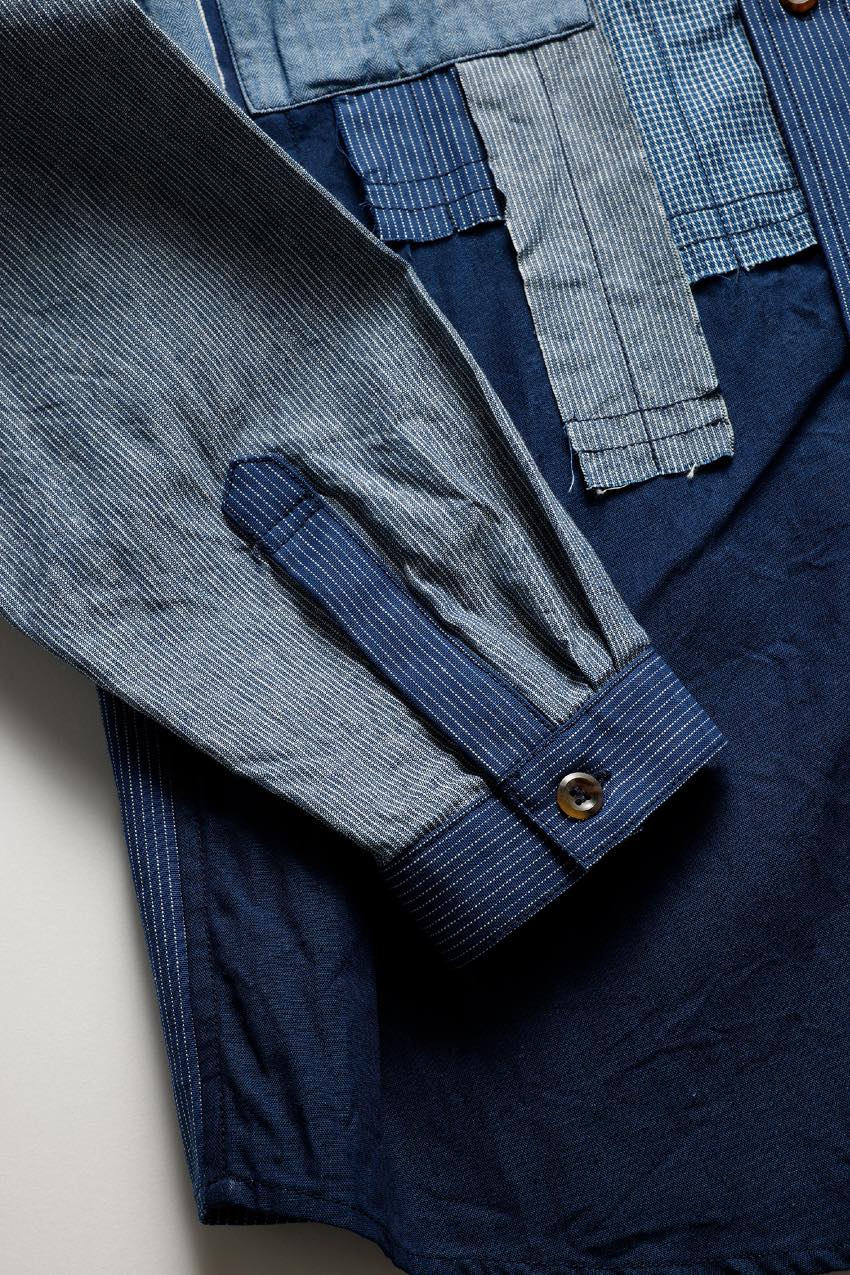 FDMTL(ファンダメンタル)/OBI SHIRT RINSE -24SS- INDIGO 3