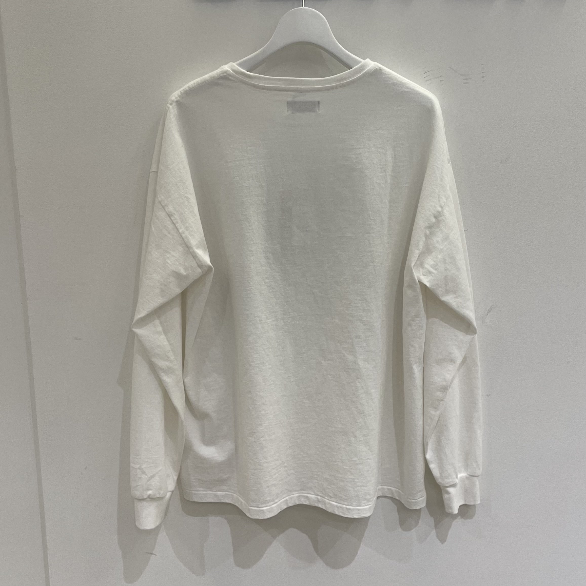 ILL ONE EIGHTY/イルワンエイティ/180 L/S TEEz WHITE M