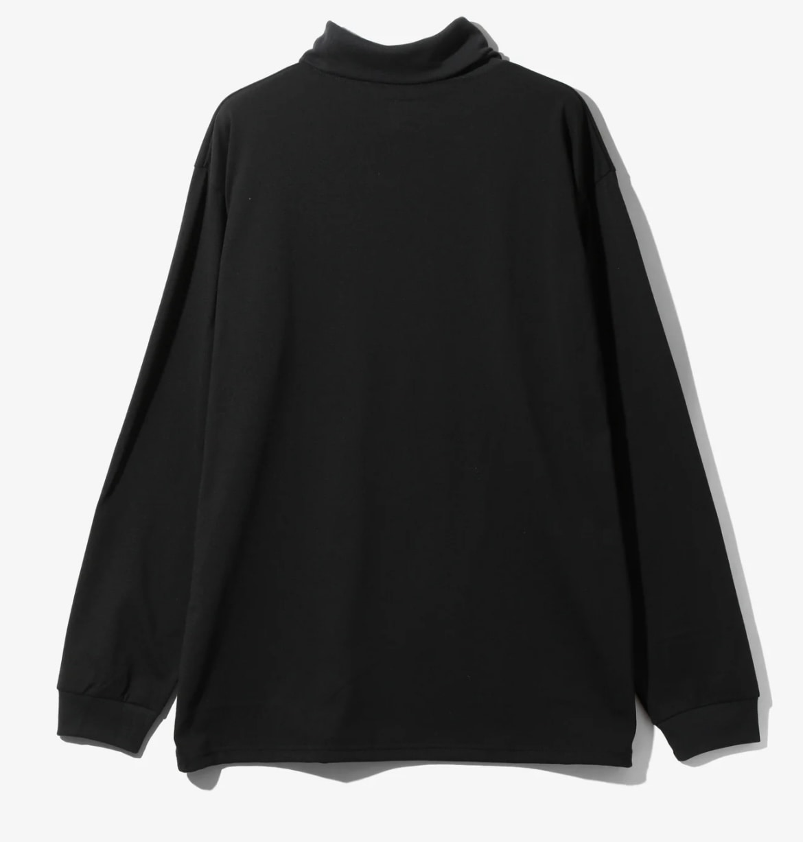 Needles/ニードルズ/L/S HIGH NECK TEE - POLY JERSEY 24AW BLACK S