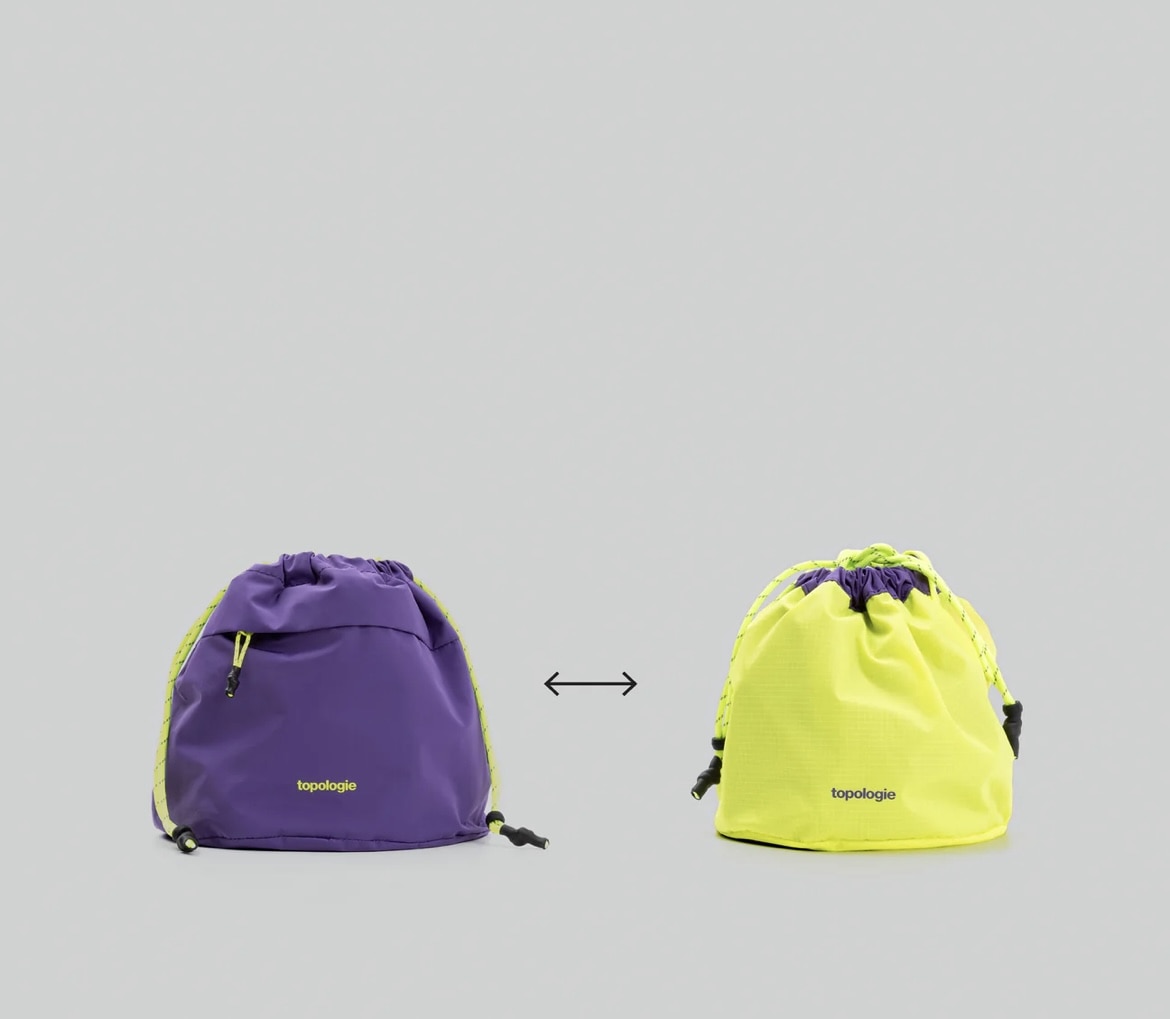 Topologie/トポロジー Reversible Bucket リバーシブルバケット【バッグ単体】(FREE Erectric  Purple/Neon Yellow)｜ ビーバー｜池袋PARCO | ONLINE PARCO（オンラインパルコ）