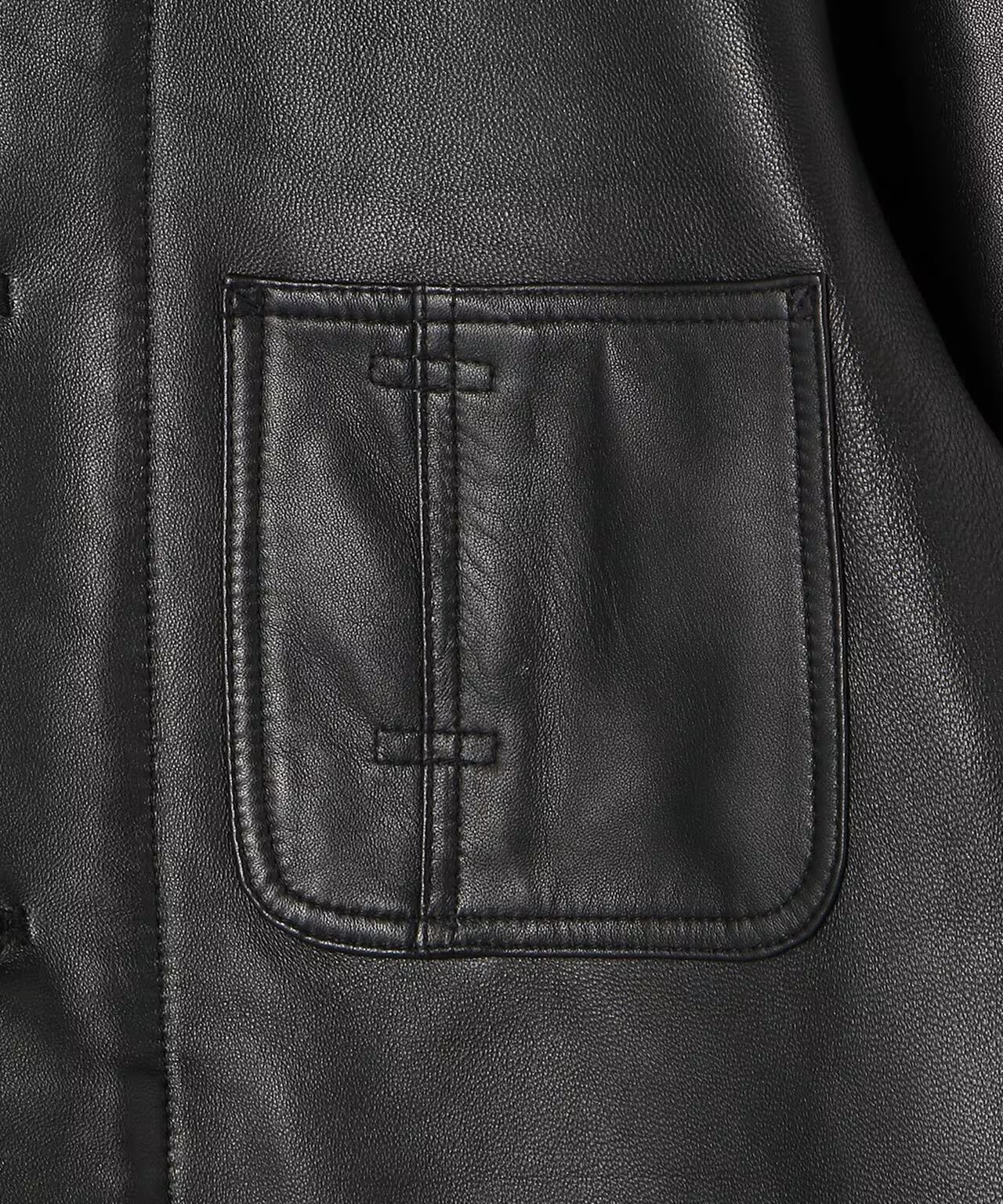 Schott/ショット/LAMB LEATHER COVERALL JACKET BLACK M