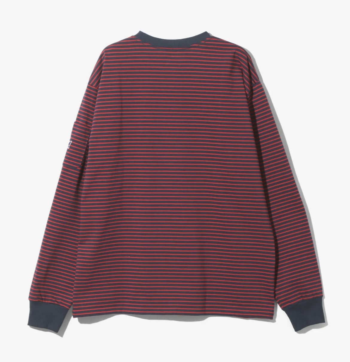 NEEDLES/ニードルズ/L/S CREW NECK T - COTTON ST. JERSEY RED S