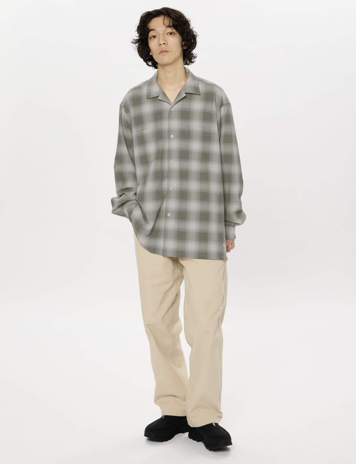 THE NORTH FACE/ザ・ノースフェイス/L/S Wooly Check Shirt ロングスリーブウーリーチェックシャツ(M ベージュ)｜  ビーバー｜池袋PARCO | ONLINE PARCO（オンラインパルコ）