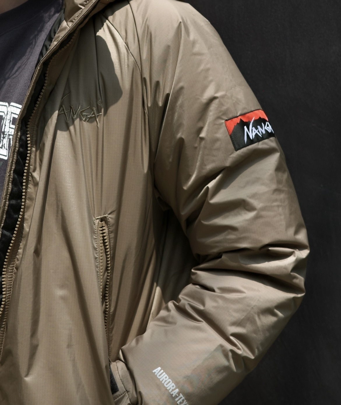 NANGA×BEAVER/ナンガ×ビーバー　NANGA HAPPY DOWN JACKET ナンガハッピージャケット　ダウン KHAKI S