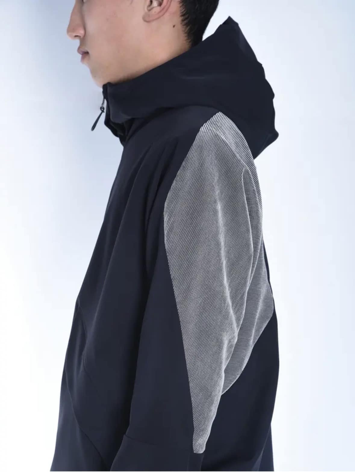 ryaw/リャウ/TACTILE SHELL JACKET BLACK 1