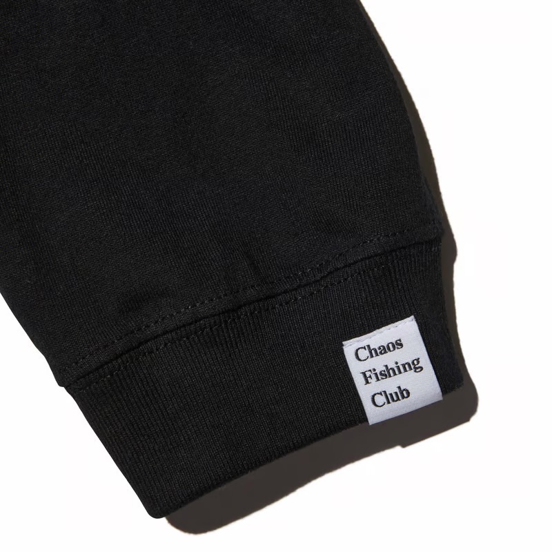 CHAOS FISHING CLUB/カオスフィッシングクラブ/CHING CHARACTER CREW NECK L/S Black M