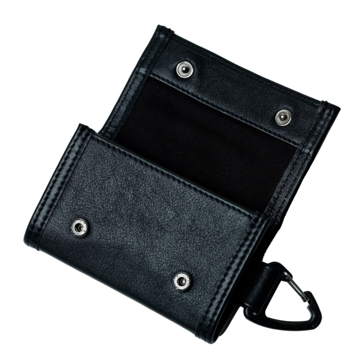 PACKING/パッキング/SNAP LEATHER WALLET BLACK FREE