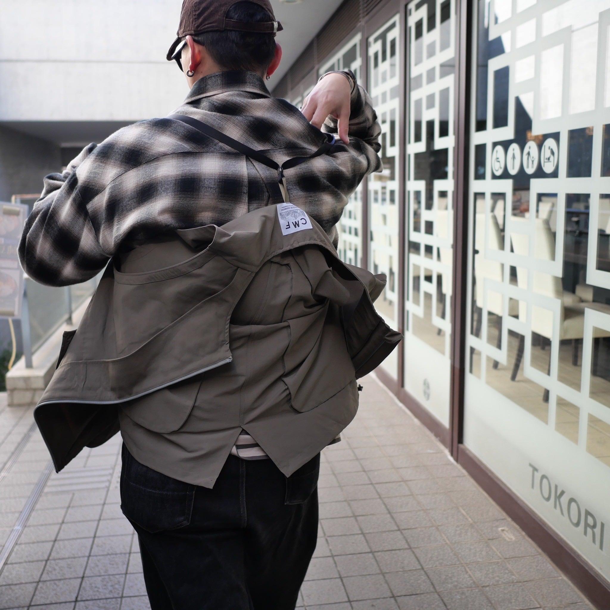 CMF OUTDOOR GARMENT/シーエムエフアウトドアガーメント/別注15 STEP VEST GREY M