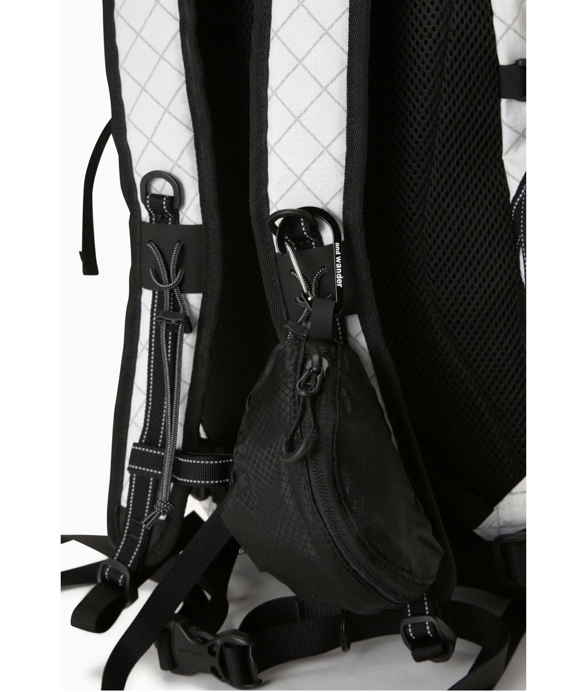 and wander/アンドワンダー/ECOPAK 18L backpack WHITE FREE