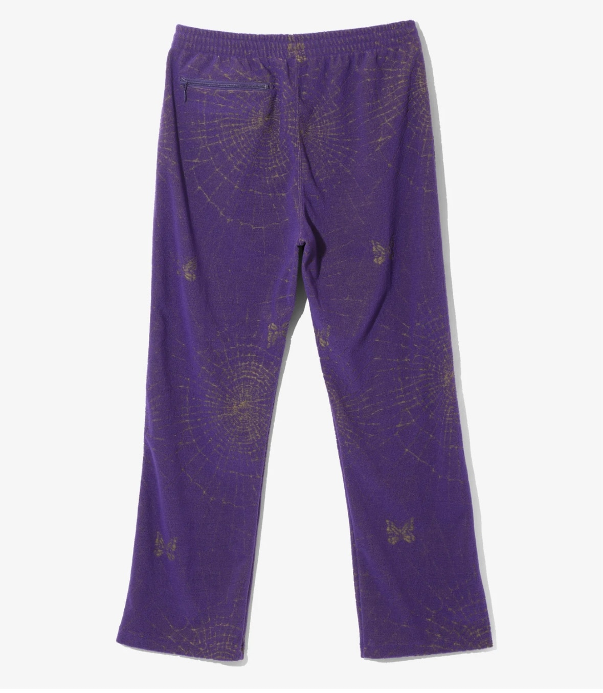 Needles/ニードルズ/TRACK PANT - PILE JACQUARD / SPIDER WEB スパイダーウェブ PURPLE XS