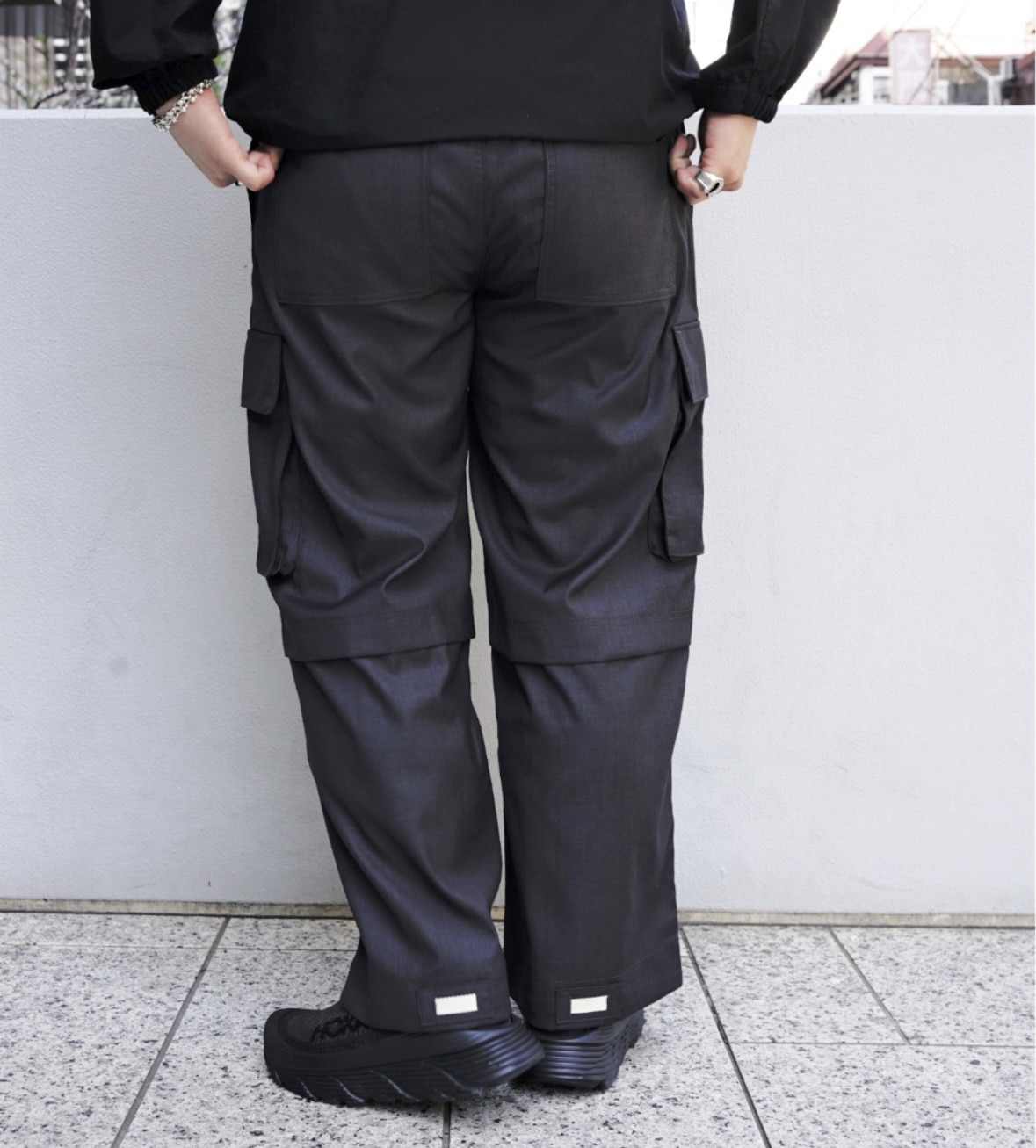 B omnivore/ビーオムニボー/TR CARGO PANTS カーゴスラックス GRAY S