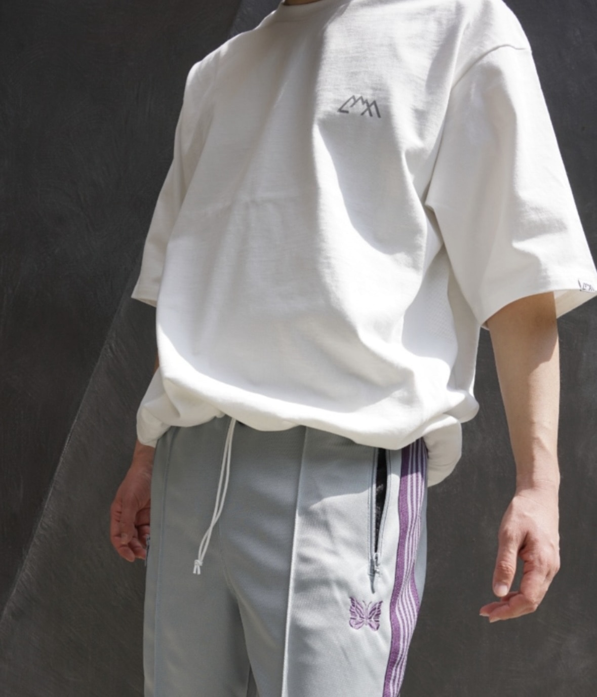 CMF OUTDOOR GARMENT/シーエムエフアウトドアガーメント/別注SIMPLE SLOWDRY TEE Ｓ/S WHITE M