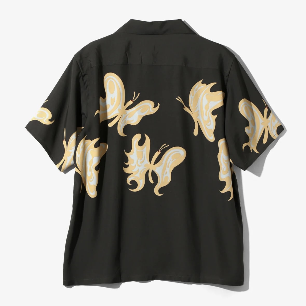 NEEDLES/ニードルズ/×KAE TANAKA S/S ONE-UP SHIRT - KT PAPILLON 半袖シャツ BLACK L