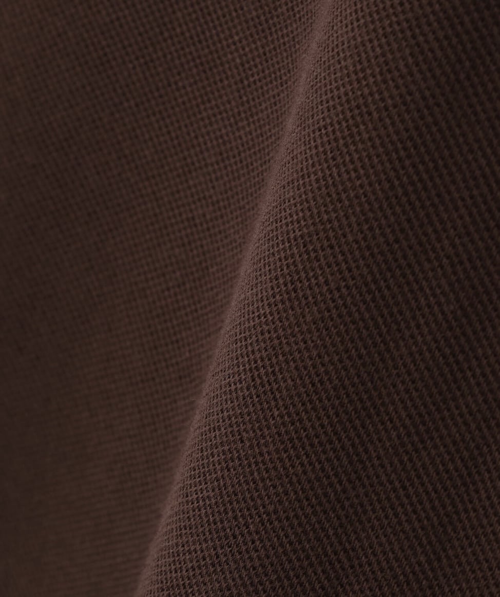 NEEDLES×BEAVER/ニードルズ×ビーバー/別注SHAWL COLLAR S/S POLO - COTTON PIQUE -BROWN- ポロシャツ BROWN S