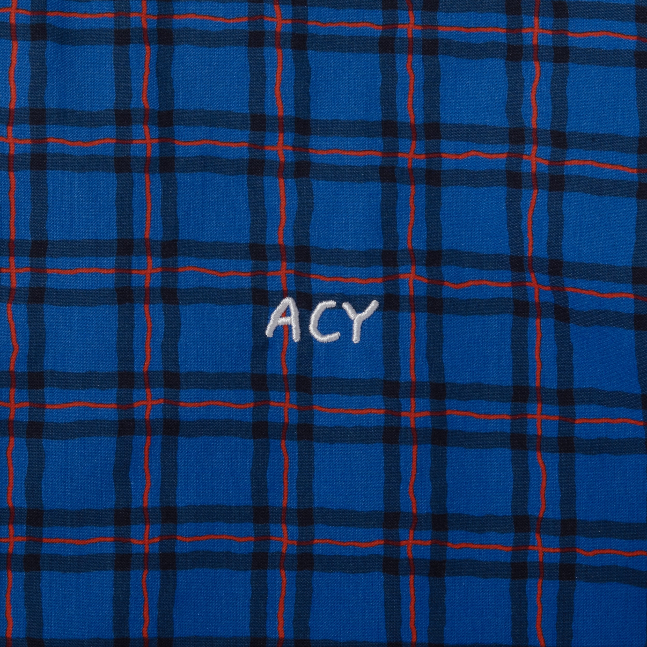 Acy/エイシー/AK PATTERN SHIRTS BLUE 1