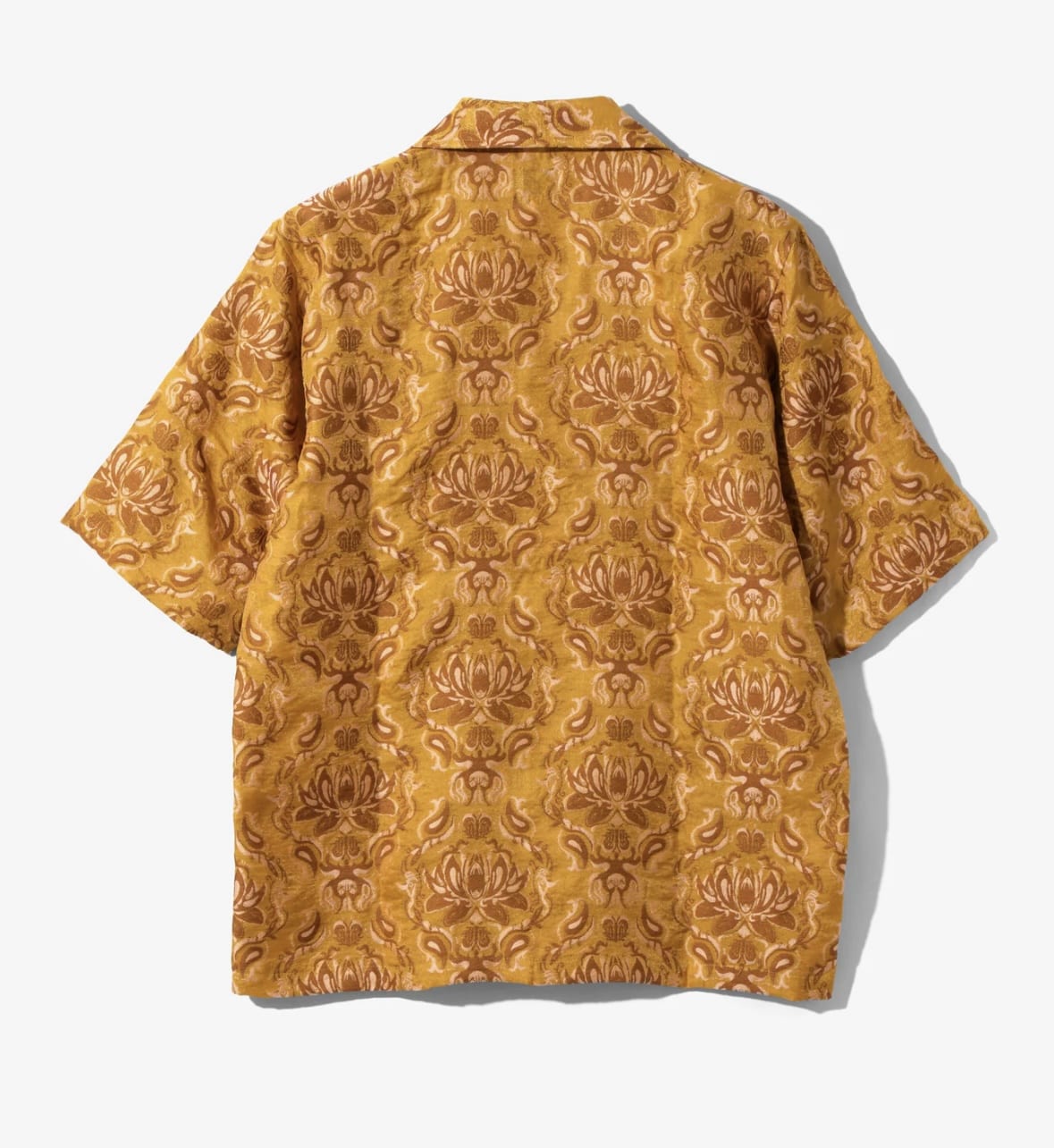 NEEDLES/ニードルズ/×KAE TANAKA  CABANA SHIRT - KT JACQUARD カバーナシャツ　半袖シャツ Mustard S