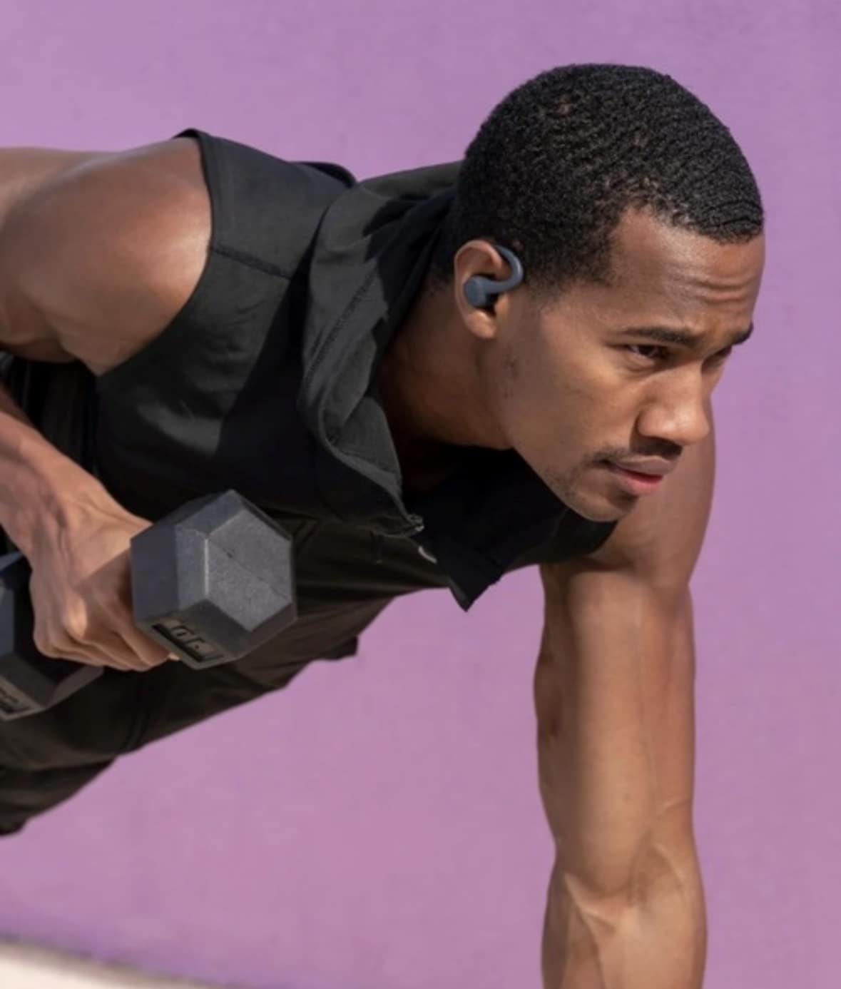 JLab/ジェイラブ  GO SPORT＋  ワイヤレスイヤホン BLACK FREE