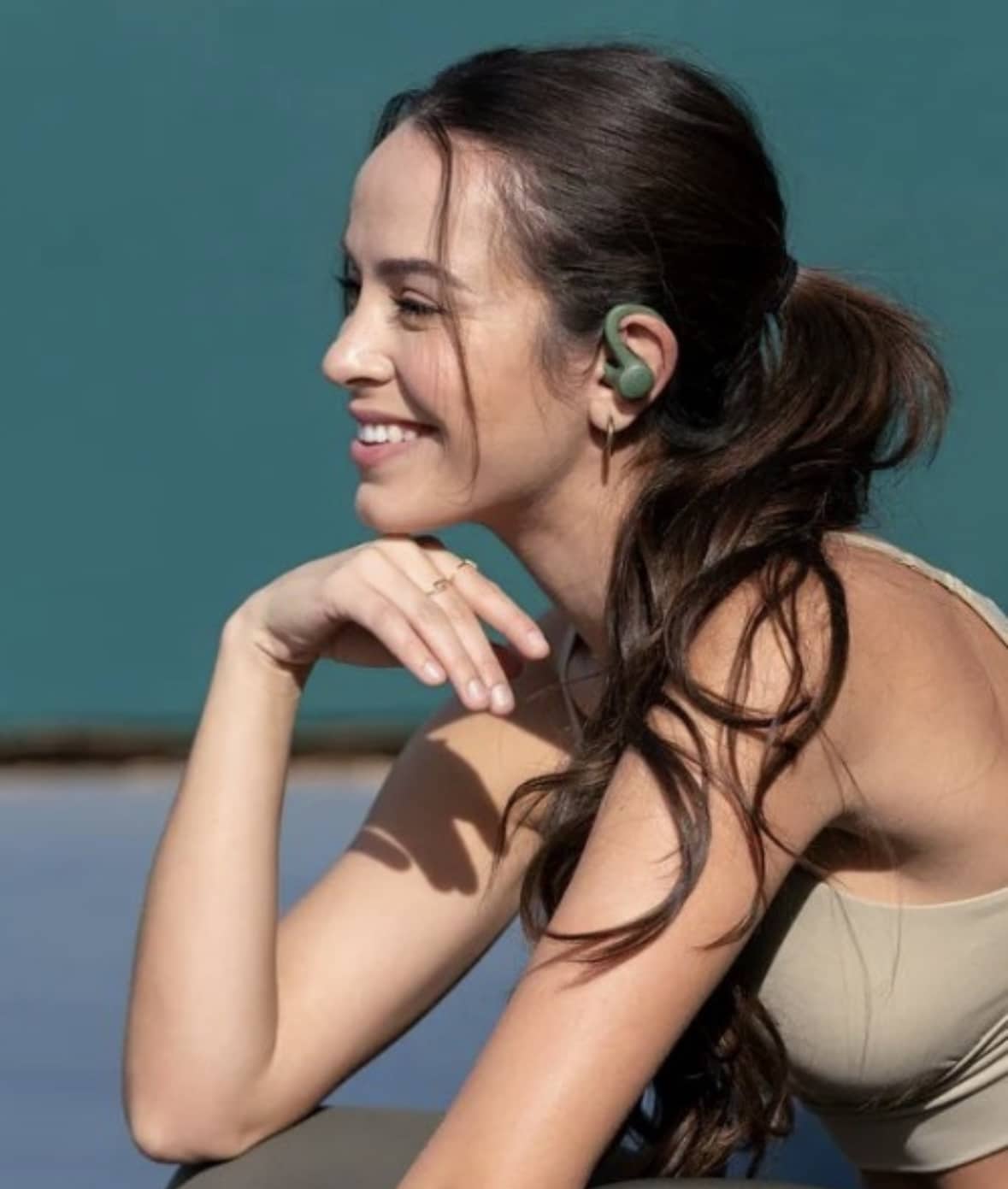 JLab/ジェイラブ  GO SPORT＋  ワイヤレスイヤホン グリーン FREE