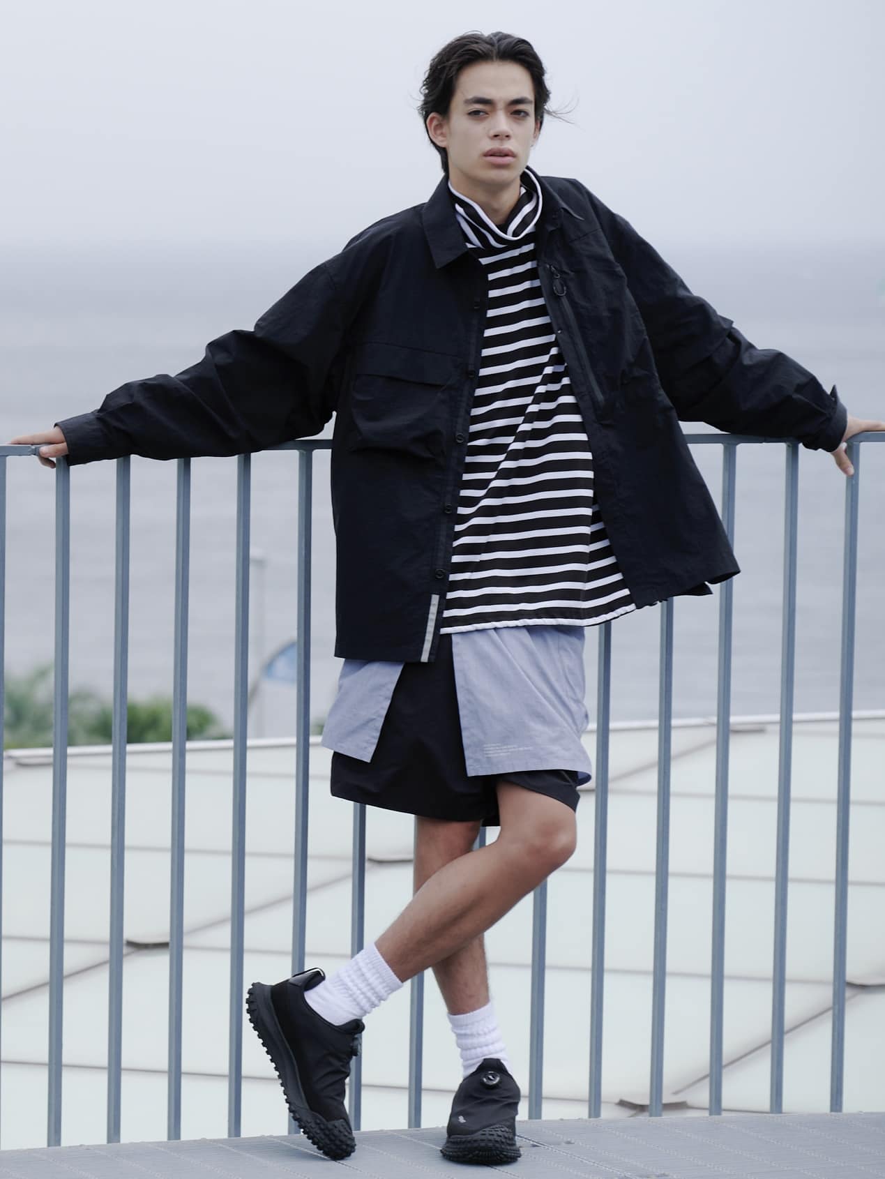 CMF OUTDOOR GARMENT/シーエムエフアウトドアガーメント/別注 G.W SHIRTS BLACK M