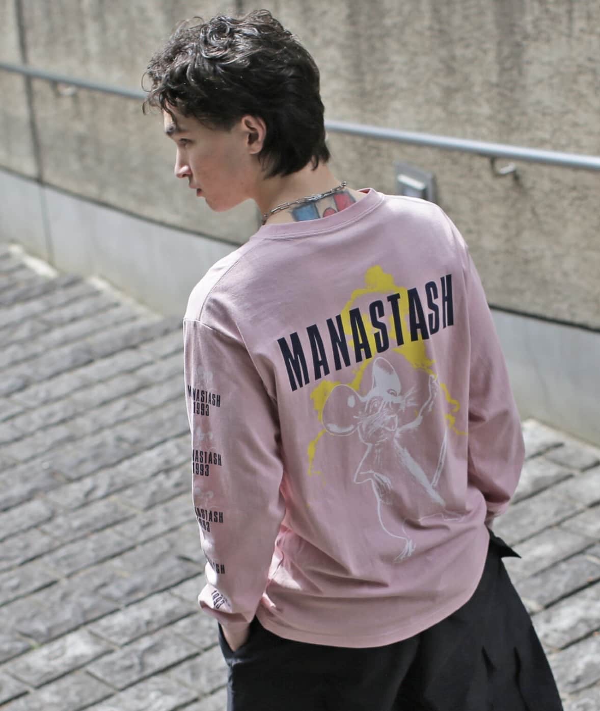 MANASTASH/マナスタッシュ/CiTee L/S TEE VERMIN PINK M