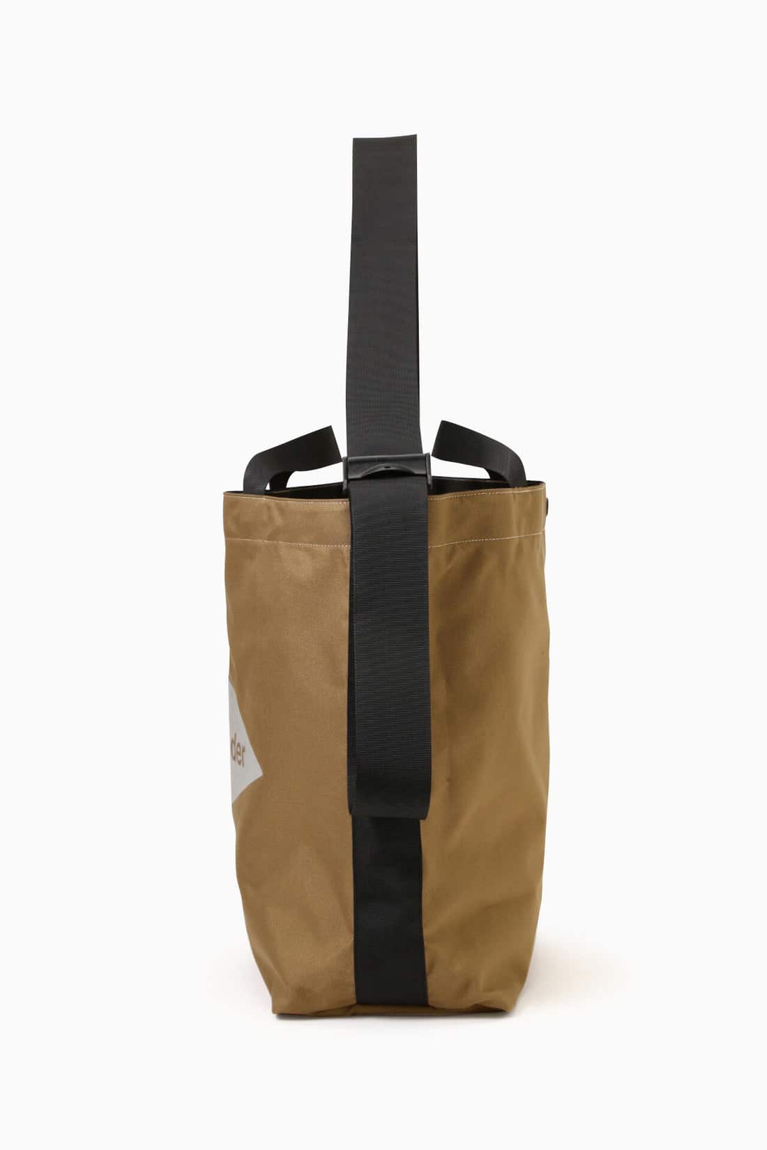 and wander/アンドワンダー/recycle OX logo tote bag トートバッグ brown FREE