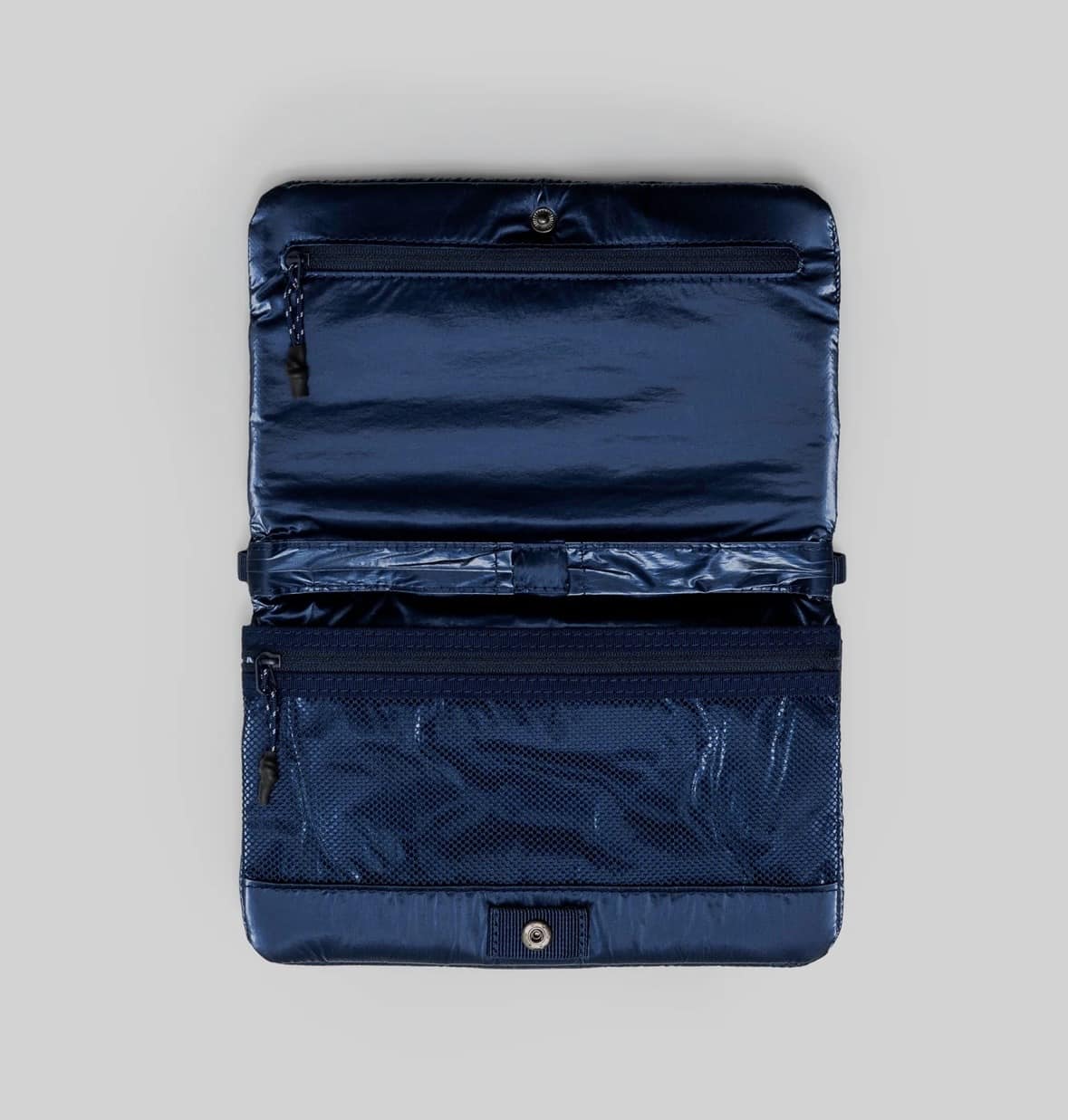 Topologie/トポロジー　Flat Sacoche Small フラット サコッシュ スモール【バッグ単体】 Marine Blue Metallic/Puffer FREE