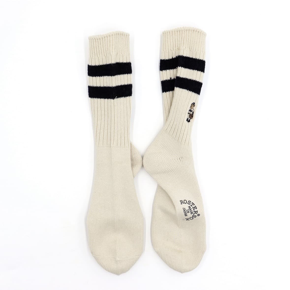 ROSTER SOX/ロスターソックス/84 BEAR メンズ　レディース CREAM×NAVY 1