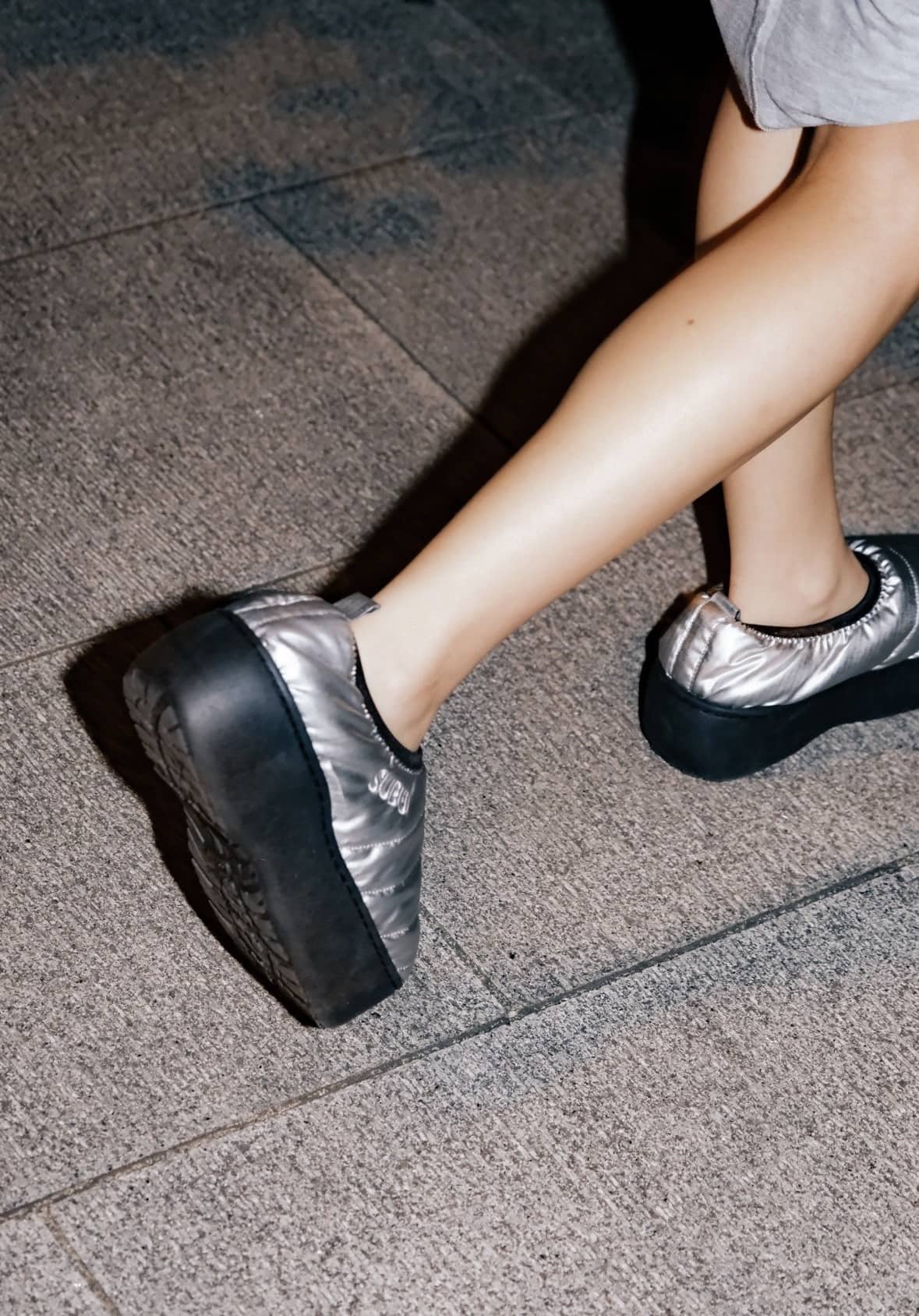 SUBU/スブ/VAMP PLATFORM ウィンターサンダル ユニセックス 厚底 SILVER 0