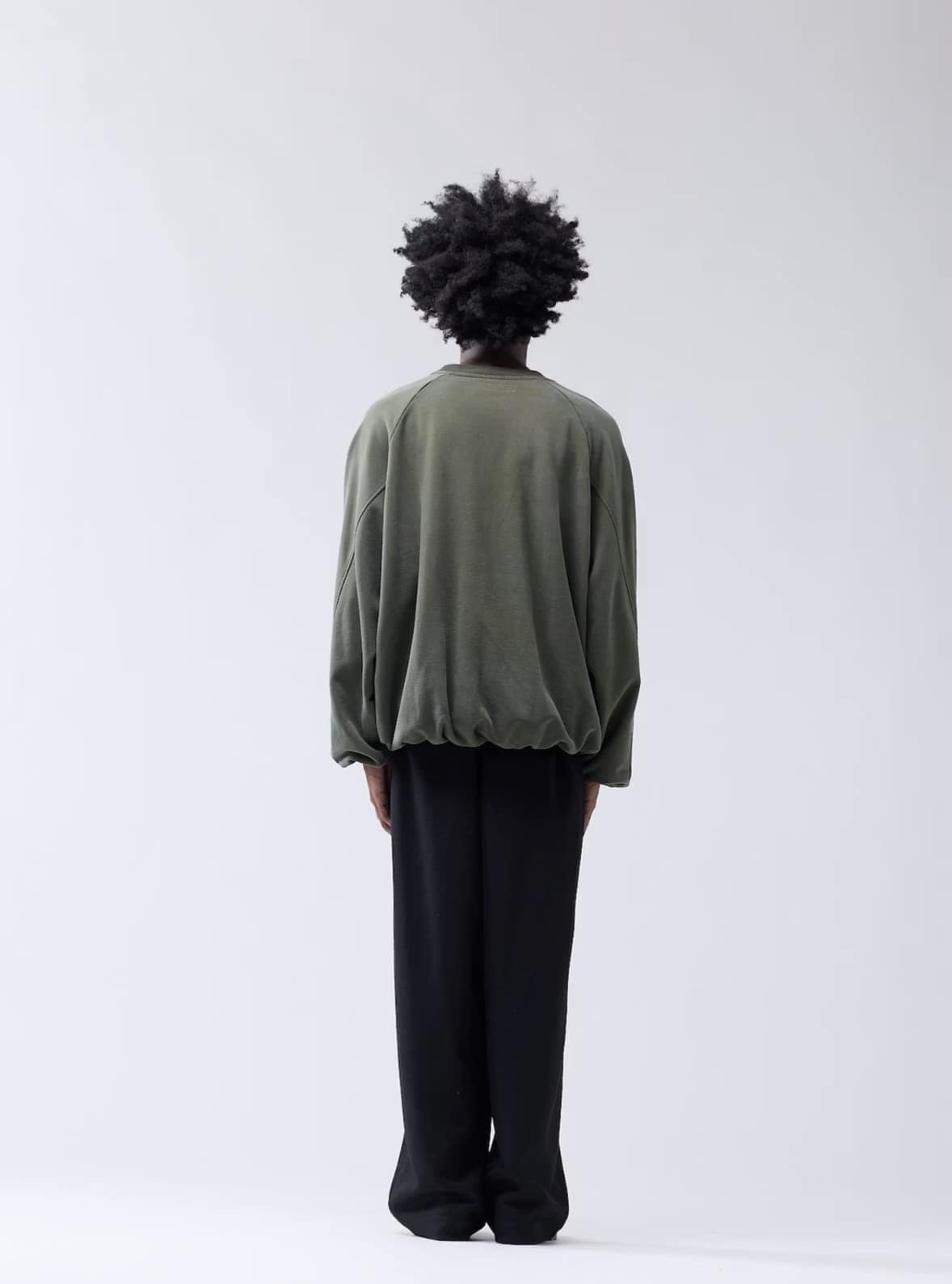 New Amsterdam Surf Association/ニューアムステルダムサーフアソシエーション/INFLATABLE CREWNECK OLIVE スウェット　トレーナー OLIVE M