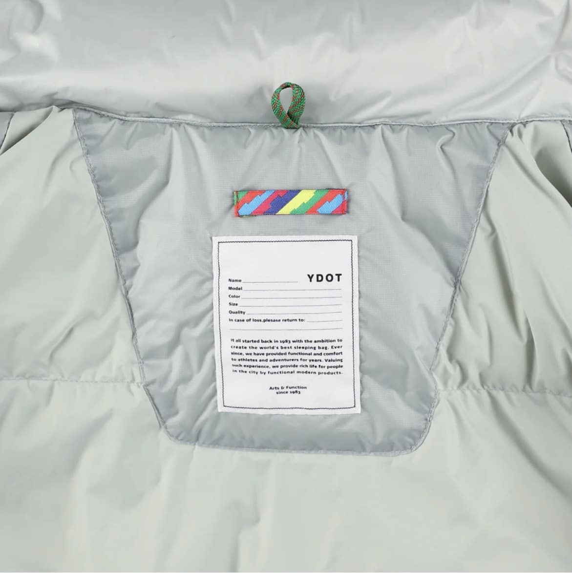 is-ness×Y(dot) BY NORDISK/イズネス×ワイドットバイノルディスク/DOWN PUFFER JACKET DUSTY MINT M