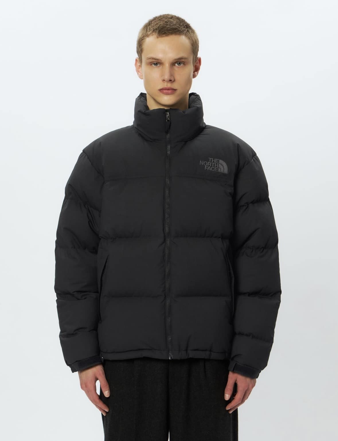 THE NORTH FACE/ザノースフェイス/Wooly Nuptse Jacket ウーリーヌプシジャケット ミックスチャコール M