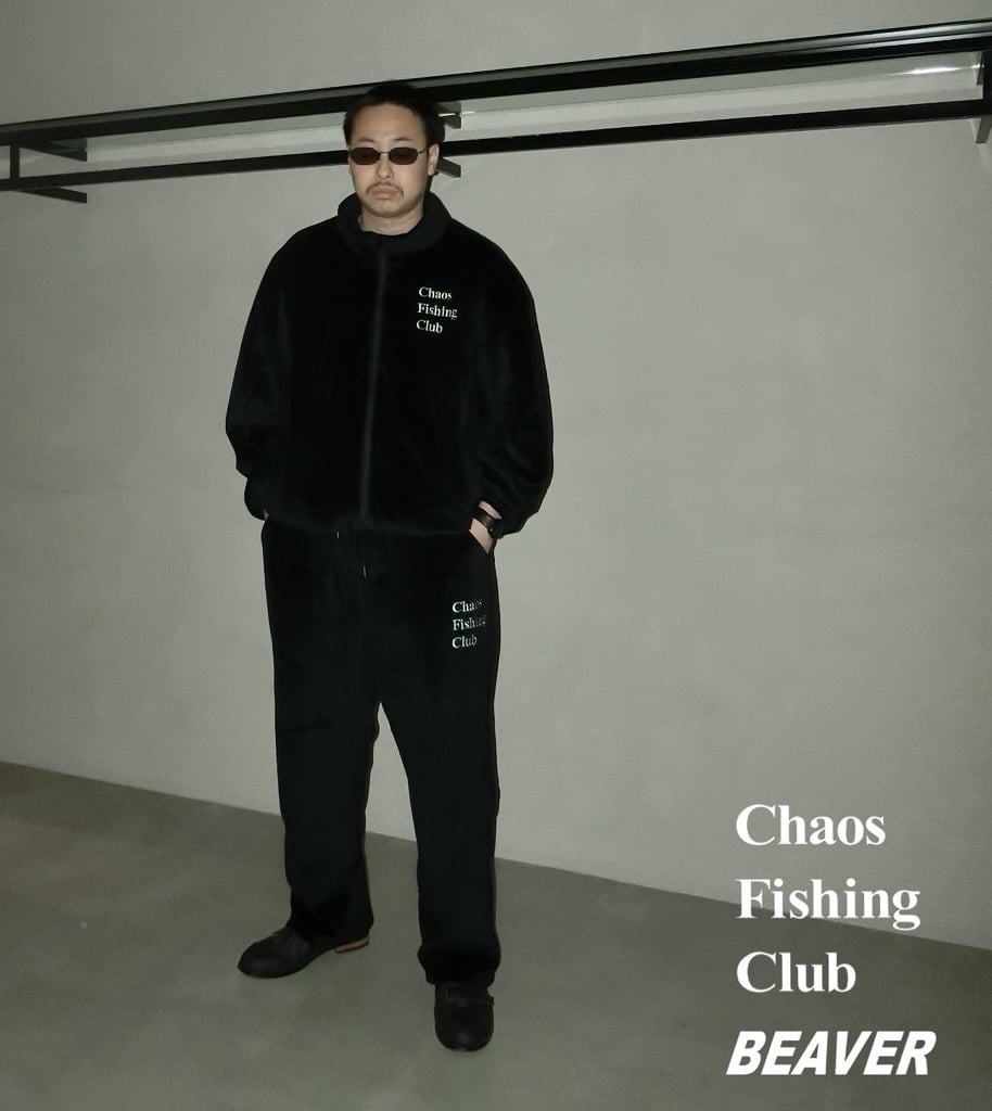 CHAOS FISHING CLUB×BEAVER/カオスフィッシングクラブ×ビーバー/EX 90’s Parlor Jacket BLACK M