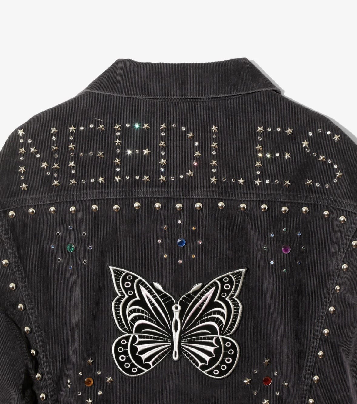 NEEDLES/ニードルズ/STUDDED JEAN JACKET - 14W CORDUROY スタッズジャケット BLACK L