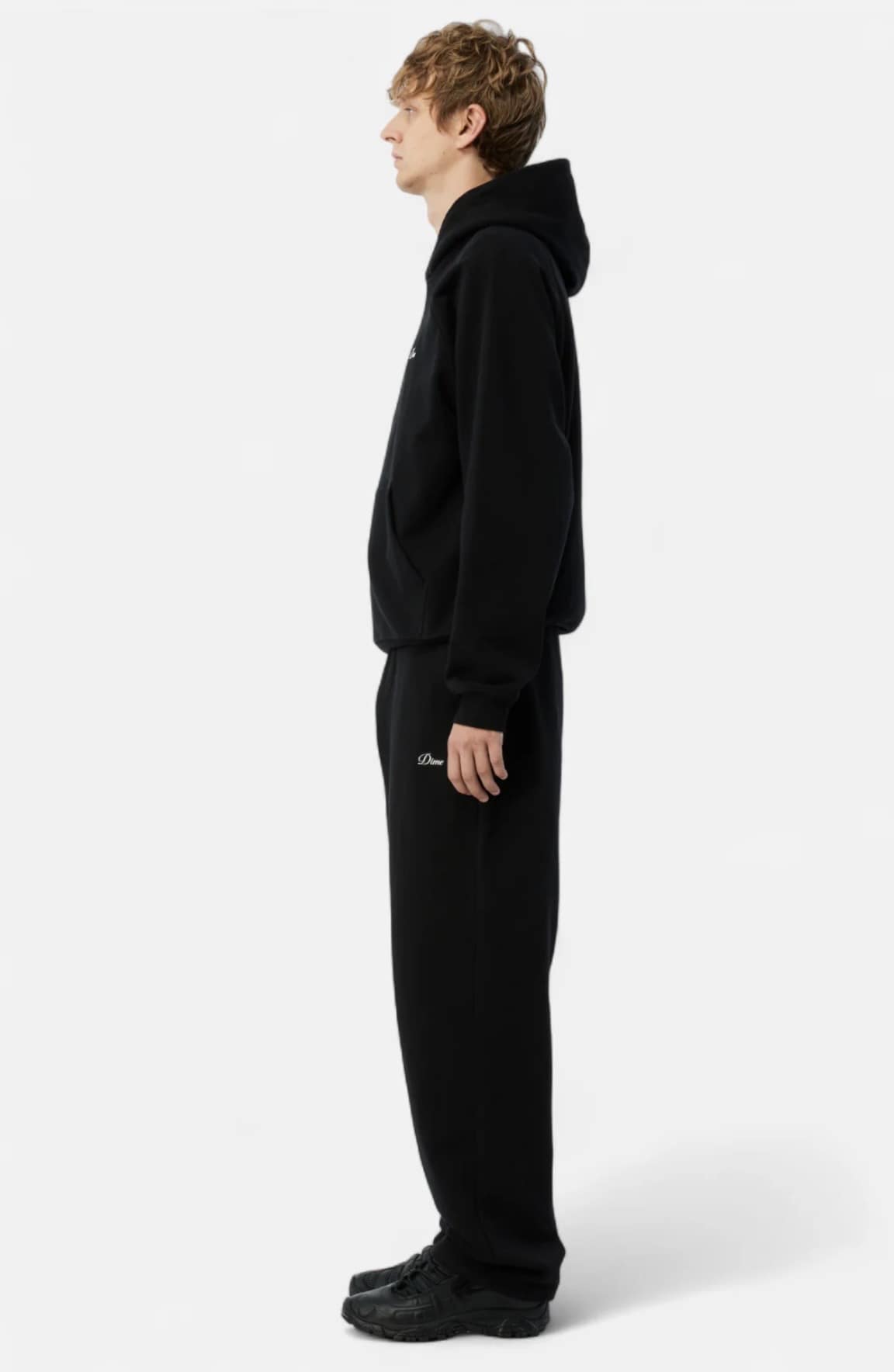 Dime/ダイム/Cursive Small Logo Sweatpants スウェットパンツ BLACK M