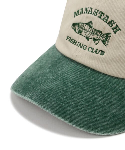 MANASTASH/マナスタッシュ/FISHING CLUB CAP キャップ モスグリーン free