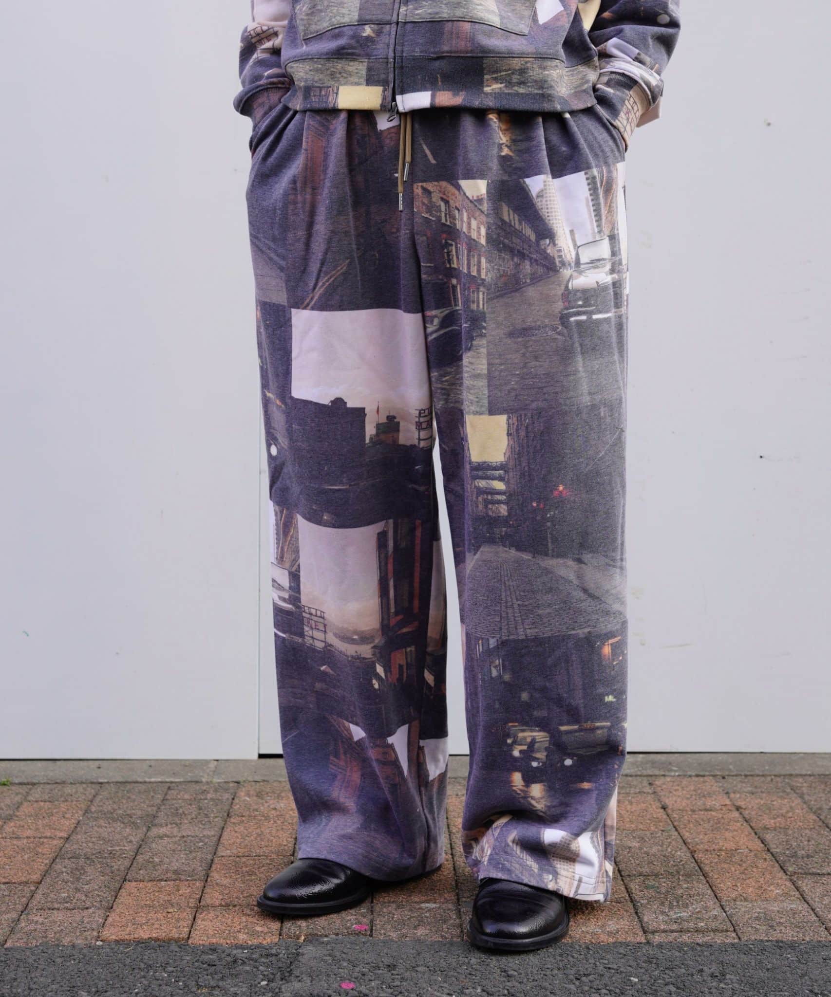 B omnivore/ビーオムニボー/ＢＯ/ＧＲＡＰＨＩＣ　Ｐｔ　グラフィックスウェットパンツ ブラウン M