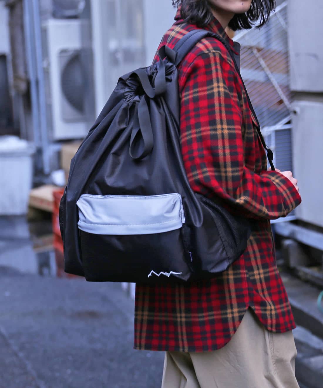 MANASTASH/マナスタッシュ/×PACKING/パッキング/NAP BACKPACK/ナップバックパック BLACK free