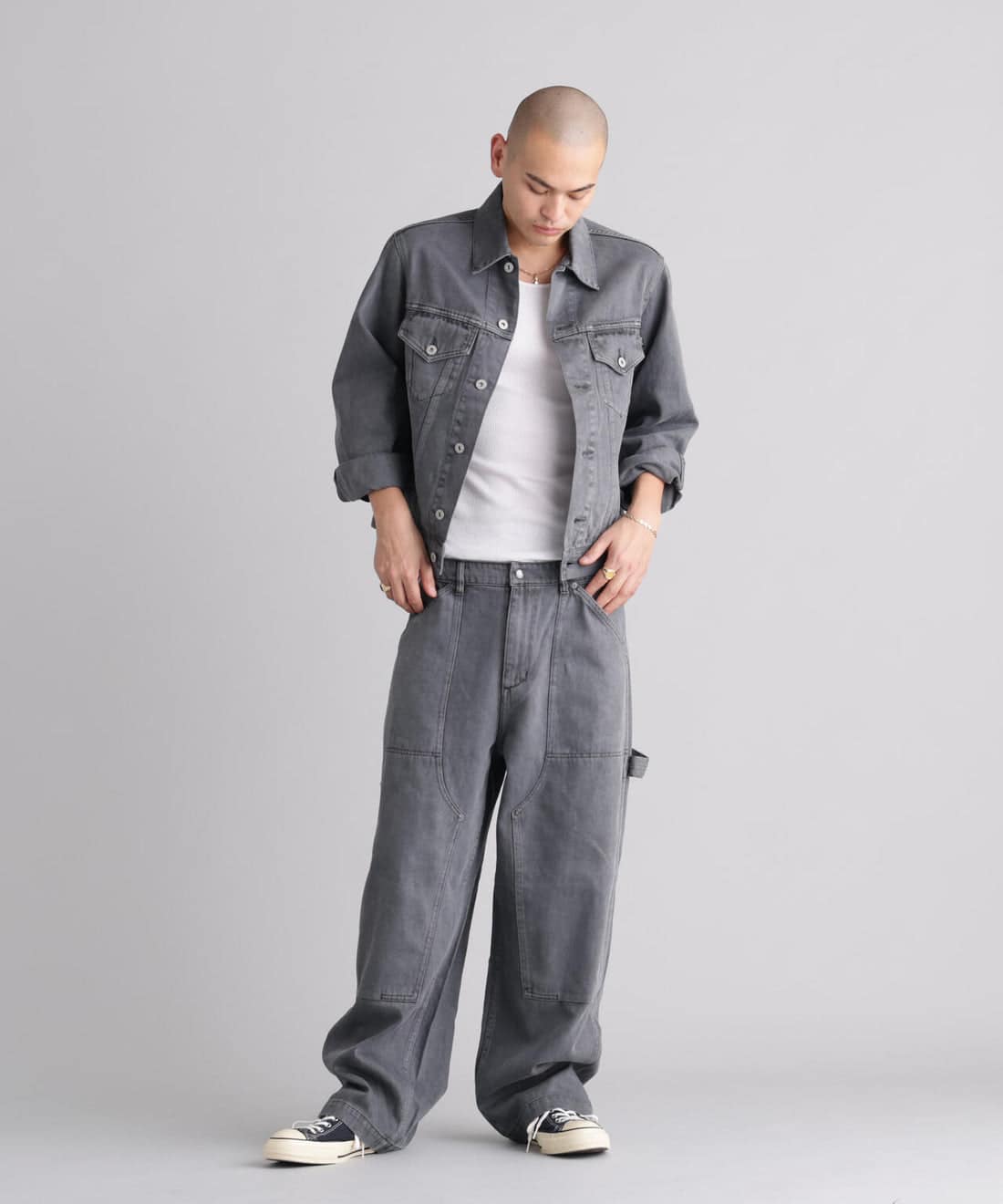 MANASTASH/マナスタッシュ/HEMP WASHED TYPE 3 JACKET ブラック M