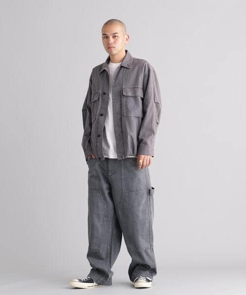 MANASTASH/マナスタッシュ/MH-RIP FIELD SHIRTS ブラック M