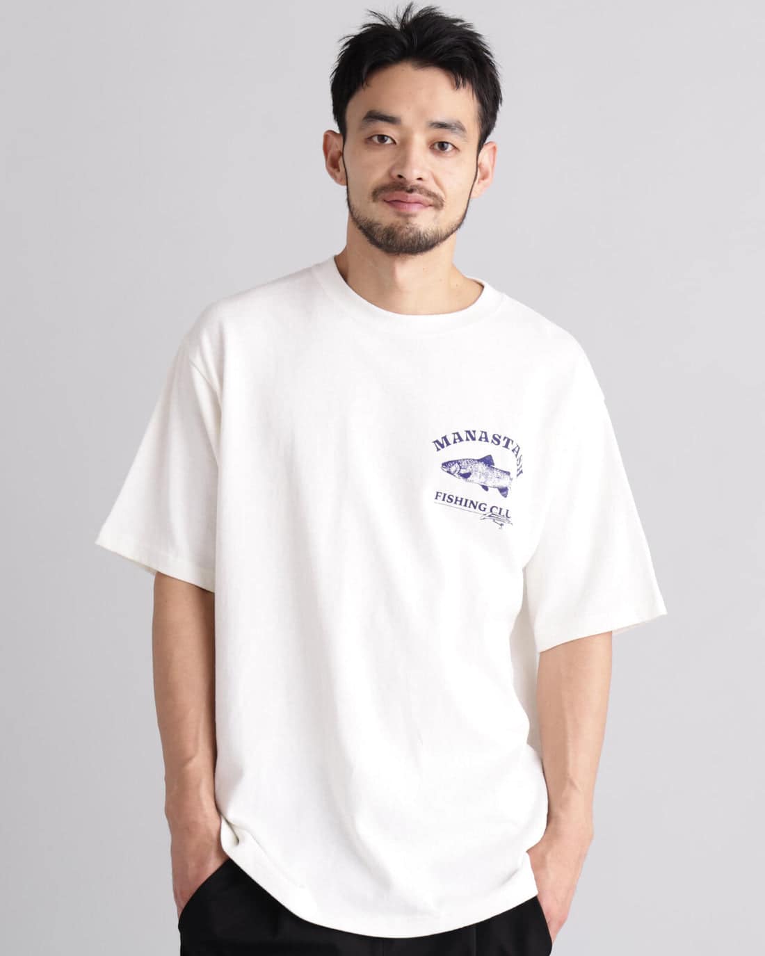 MANASTASH/マナスタッシュ/ＨＥＭＰ　ＴＥＥ　ＬＵＲＥ Tシャツ ホワイト M