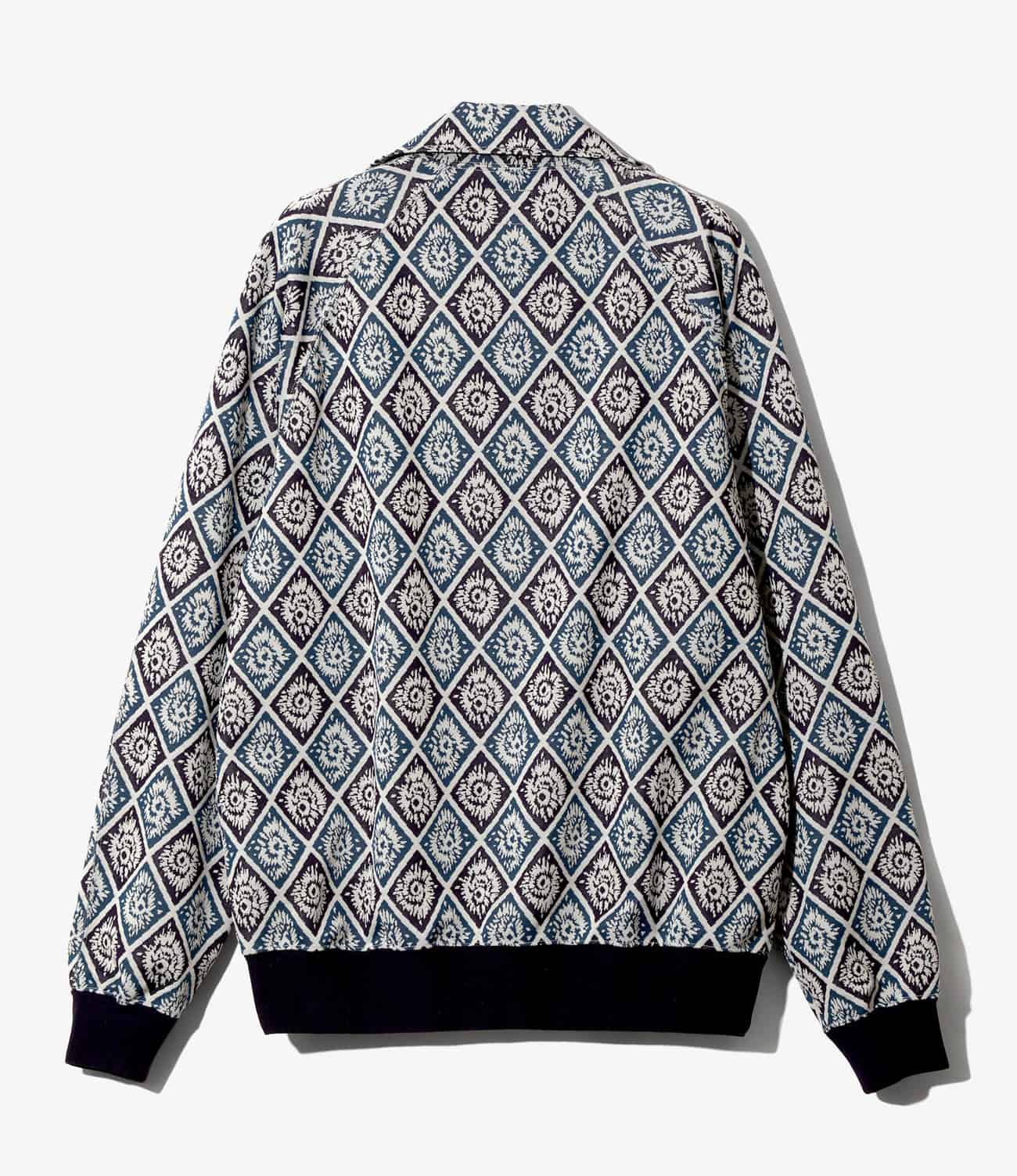 NEEDLES/ニードルズ/TRACK JACKET - POLY JACQUARD -BLU/PPL- トラックジャケット BLU/PPL M