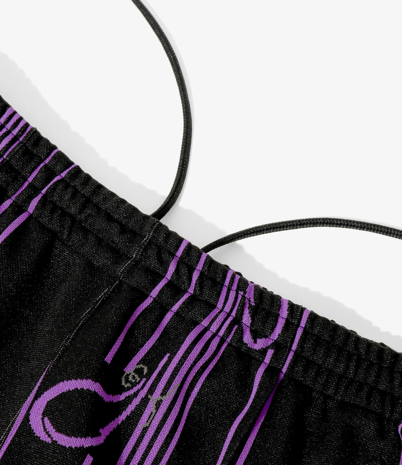 NEEDLES/ニードルズ/TRACK PANT - POLY JACQUARD -BLACK- トラックパンツ BLACK XS