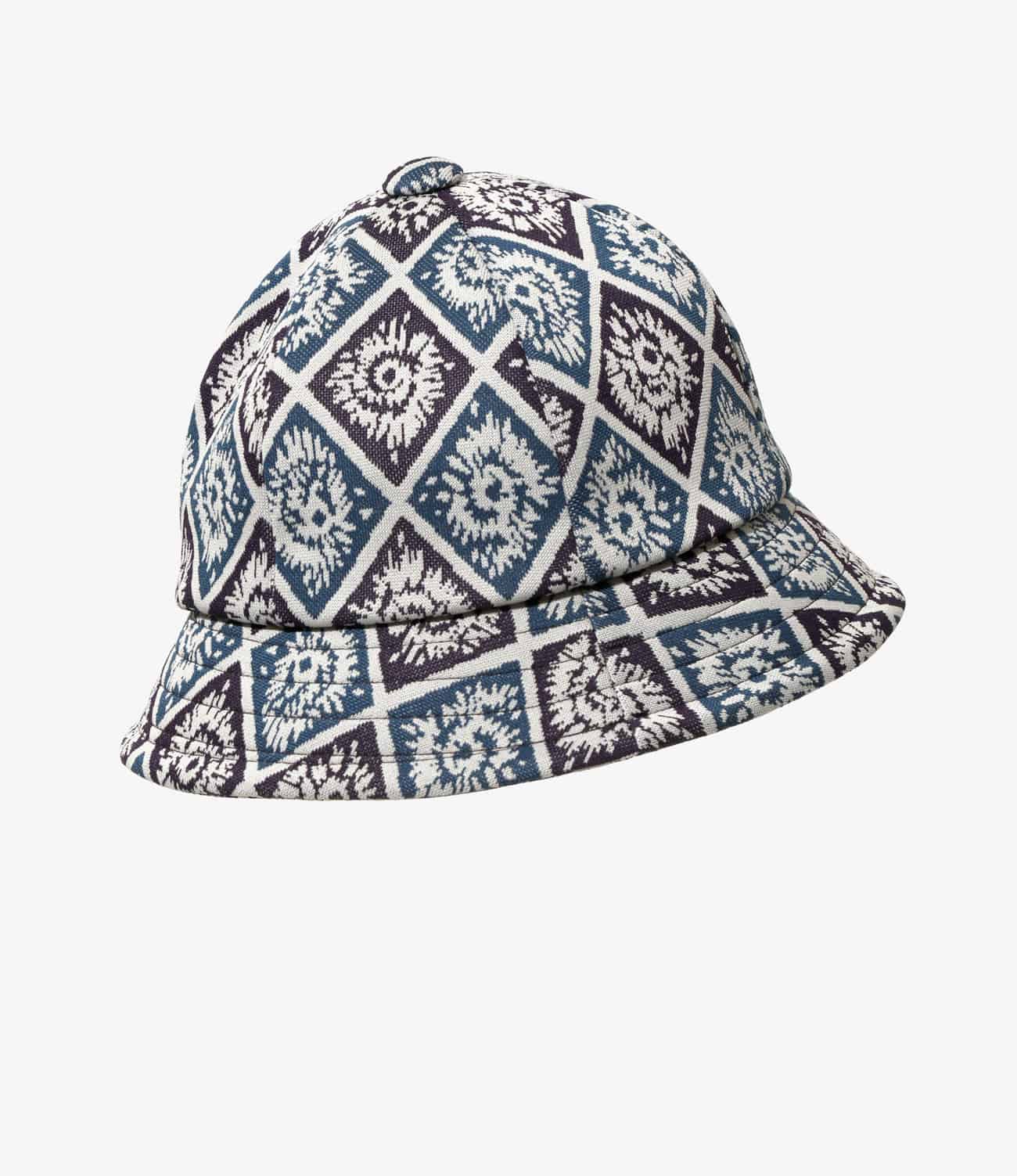 NEEDLES/ニードルズ/BERMUDA HAT - POLY JACQUARD -BLU/PPL- BLU/PPL M