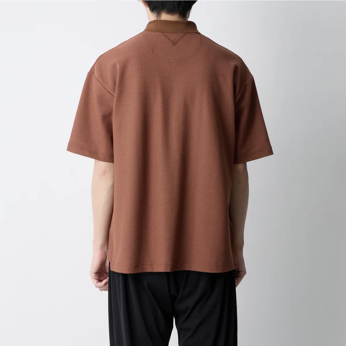 White Mountaineering/ホワイトマウンテニアリング/POLO SHIRT ポロシャツ BROWN 1