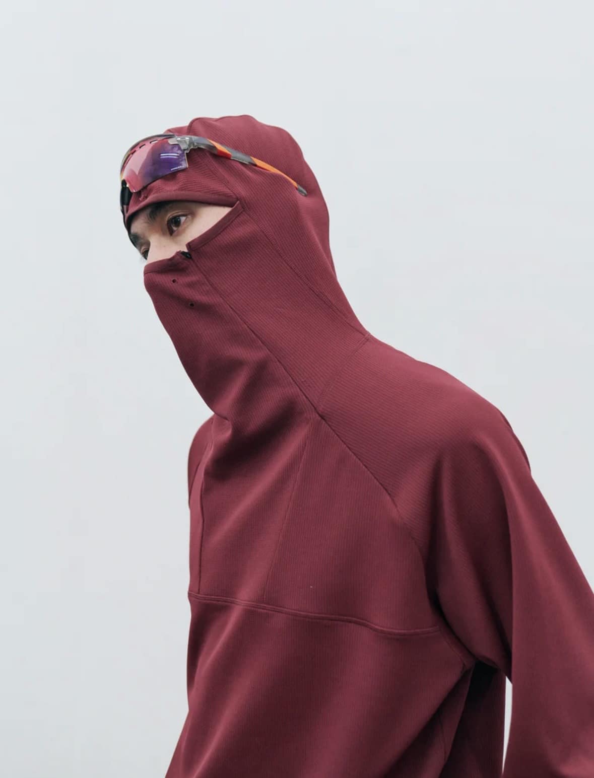 YDOT/ワイドット/QDU BALACLAVA HOODIE Burgundy M