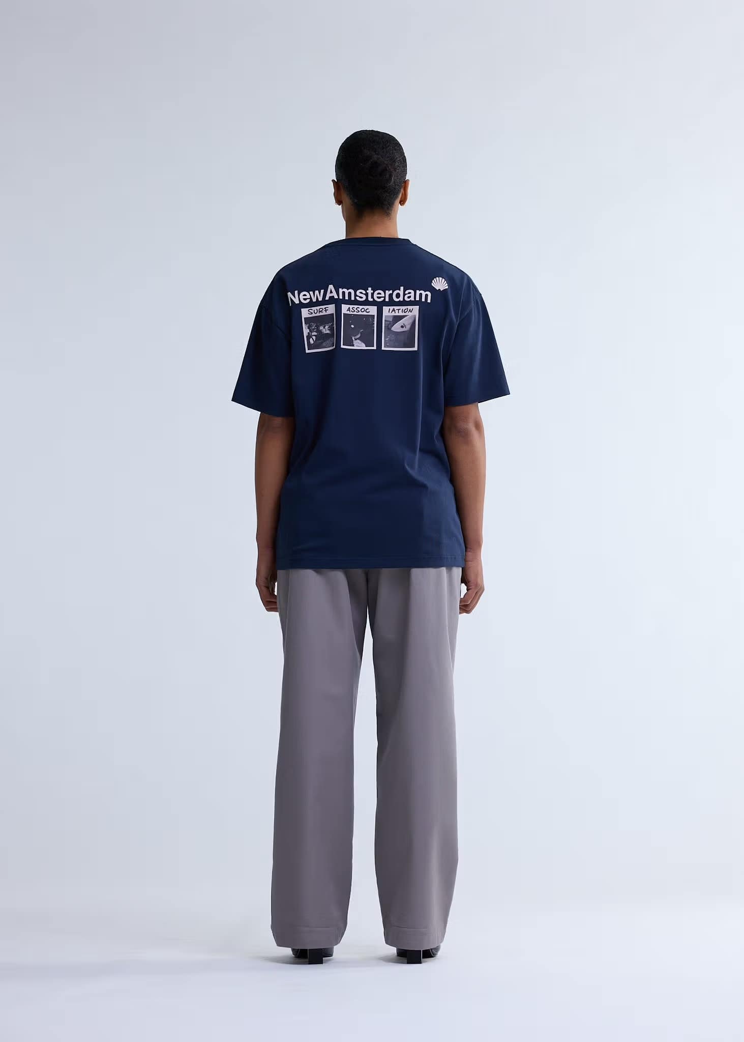 New Amsterdam Surf Association/ニューアムステルダムサーフアソシエーション/PHOTO TEE NAVY BLAZER NAVY BLAZER S