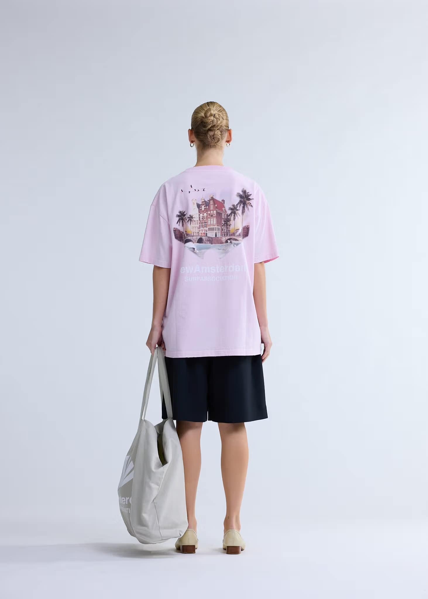 New Amsterdam Surf Association/ニューアムステルダムサーフアソシエーション/TROPICAL TEE PINK LADY PINK LADY S
