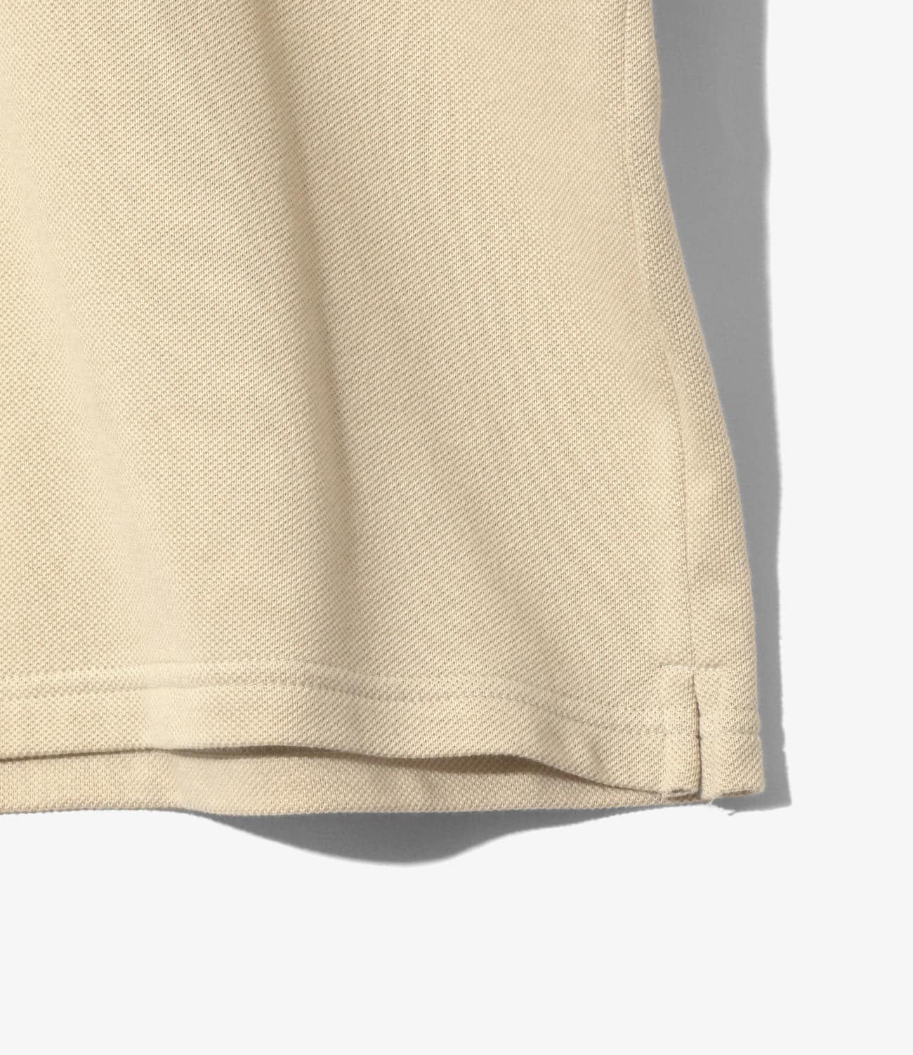 NEEDLES/ニードルズ/SHAWL COLLAR POLO - COTTON PIQUE ポロシャツ ベージュ S